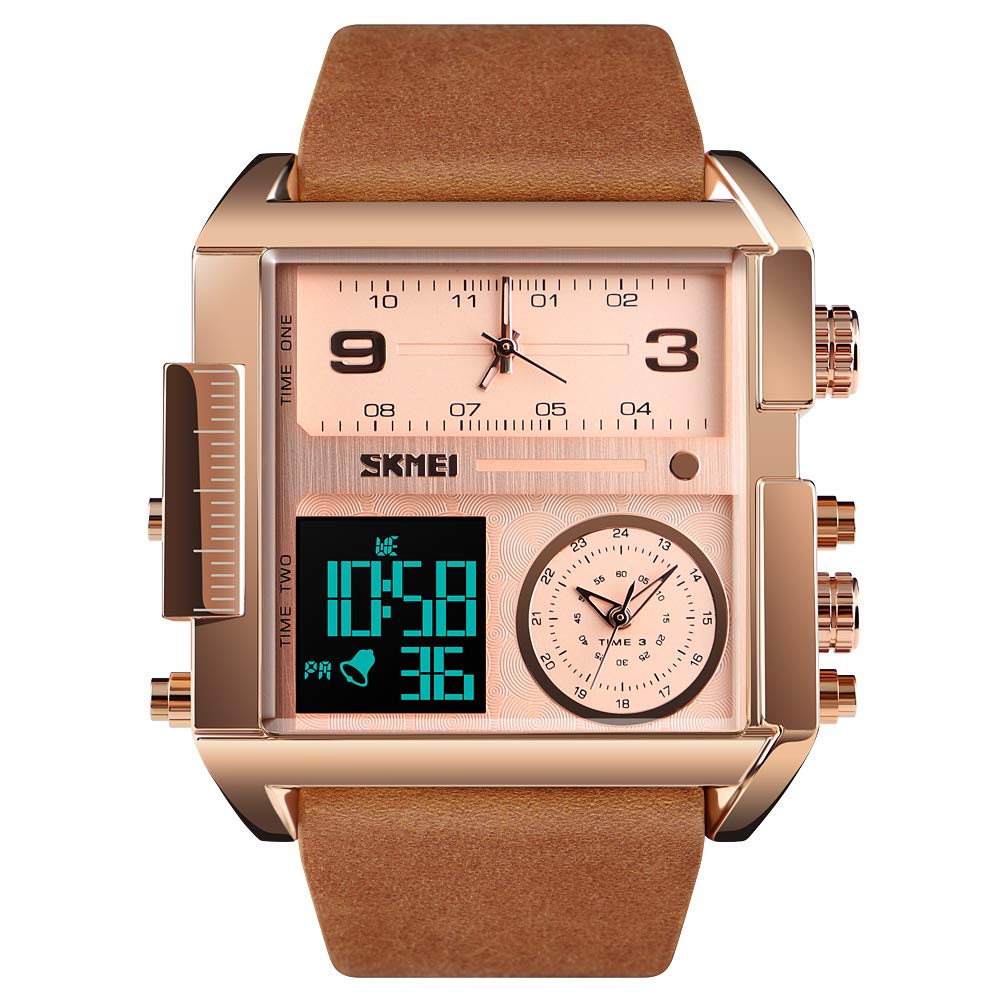 Foto 2 pulgar | Venta Internacional - Reloj Deportivo Digital Led Cuadrado Skmei Para Hombre, Cara Grande