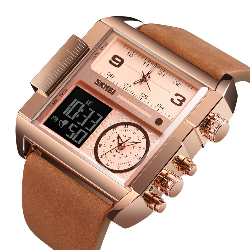 Foto 3 pulgar | Venta Internacional - Reloj Deportivo Digital Led Cuadrado Skmei Para Hombre, Cara Grande