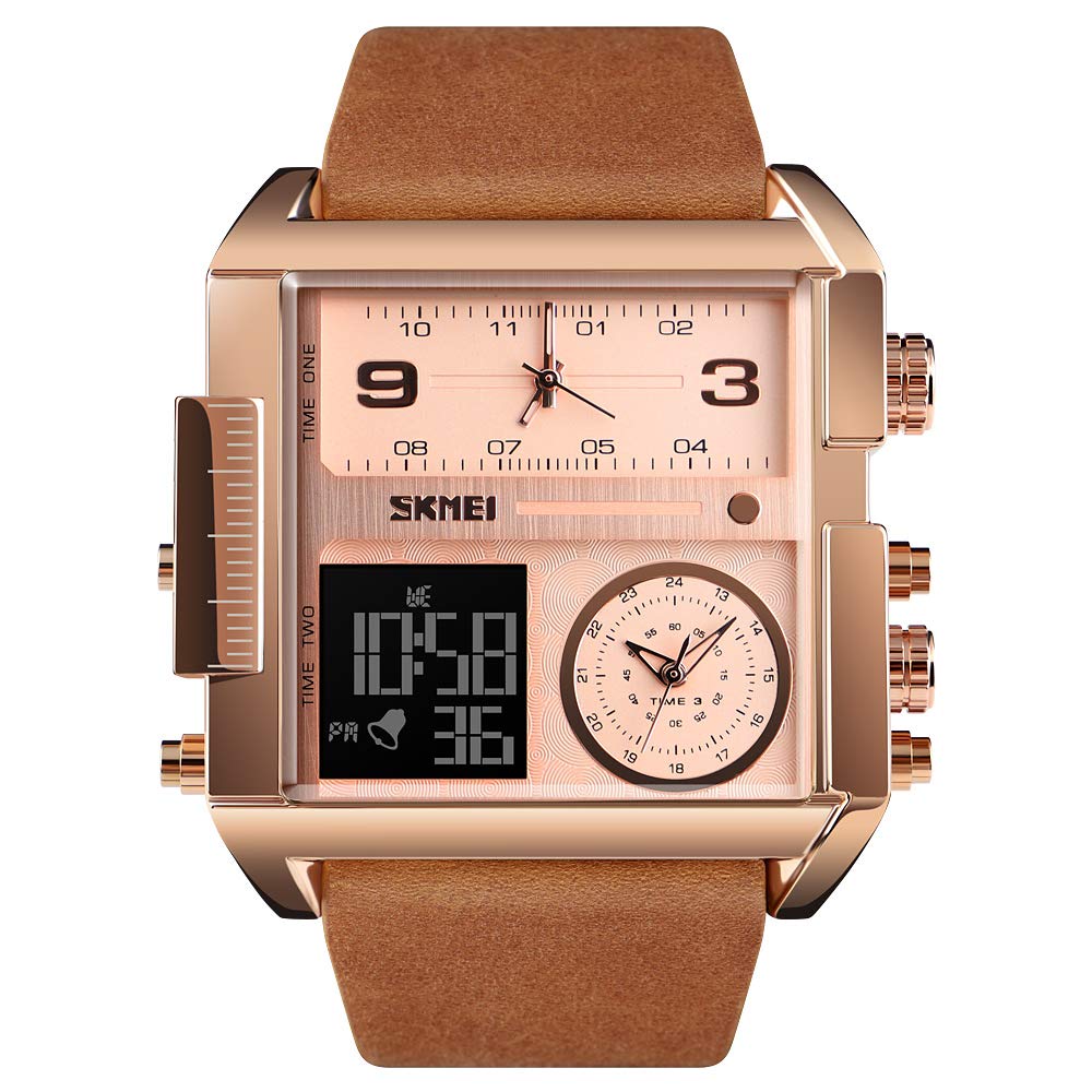 Foto 4 pulgar | Venta Internacional - Reloj Deportivo Digital Led Cuadrado Skmei Para Hombre, Cara Grande
