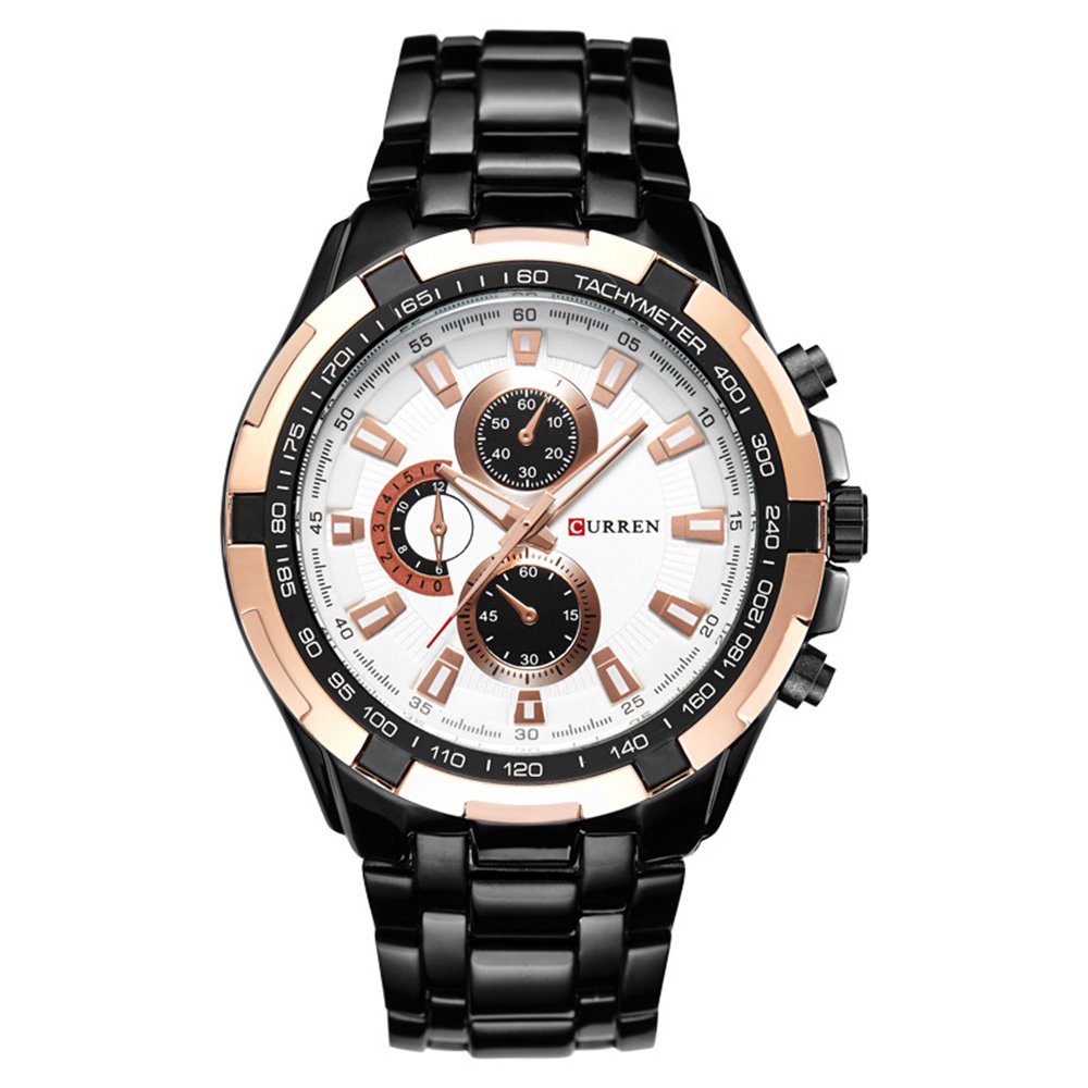 Foto 1 | Venta Internacional - Reloj Deportivo Curren 8271 De Acero Inoxidable Impermeable Para Hombre