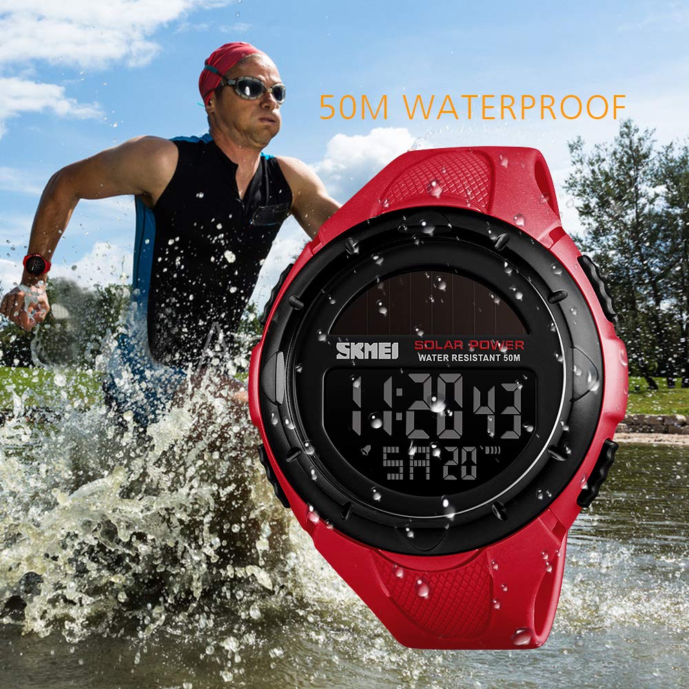 Foto 4 | Venta Internacional - Reloj Skmei Solar Digital Sports 50 M Resistente Al Agua Para Hombre