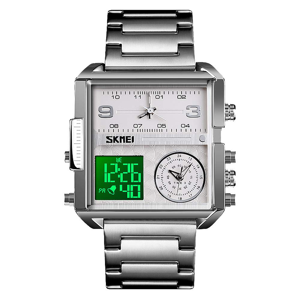 Venta Internacional - Reloj Skmei, Correa Digital De Cuero Militar Impermeable Para Hombre