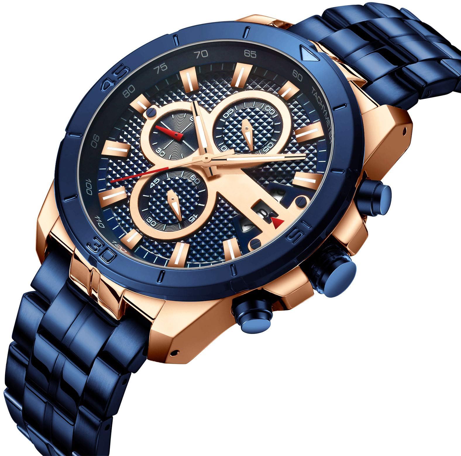 Foto 3 pulgar | Venta Internacional - Reloj Fanmis, Vestido Casual De Negocios Con Cronógrafo De Lujo Para Hombre