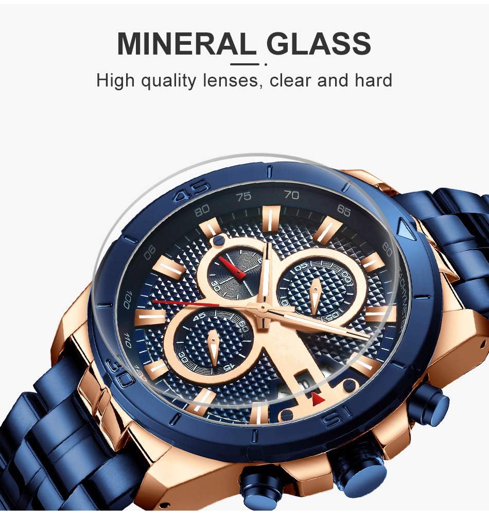 Foto 4 pulgar | Venta Internacional - Reloj Fanmis, Vestido Casual De Negocios Con Cronógrafo De Lujo Para Hombre