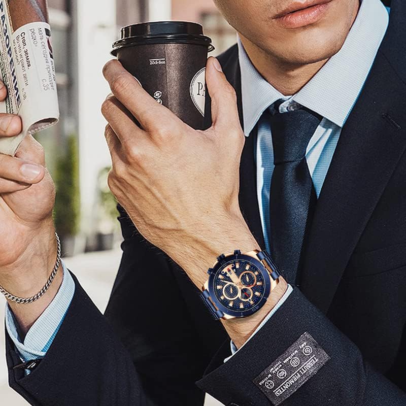 Foto 9 pulgar | Venta Internacional - Reloj Fanmis, Vestido Casual De Negocios Con Cronógrafo De Lujo Para Hombre