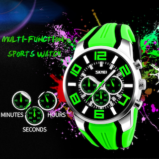 Foto 4 | Venta Internacional - Reloj Findtime Big Face Con Cronógrafo Analógico, Cuarzo, Agua, Para Hombre