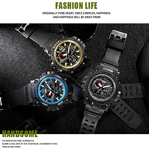 Foto 3 pulgar | Venta Internacional - Reloj De Pulsera Smael 1545d Impermeable De 50 M Con Doble Pantalla Para Hombre