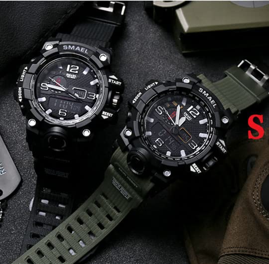 Foto 6 | Venta Internacional - Reloj De Pulsera Smael 1545d Impermeable De 50 M Con Doble Pantalla Para Hombre