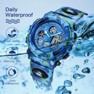 Foto 2 | Venta Internacional - Calendario Digital Con Alarma Led Deportivo Impermeable Para Niños De Aswan