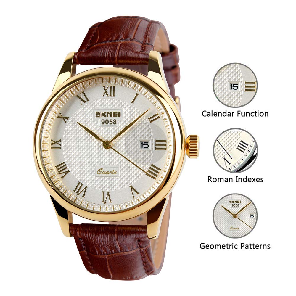 Foto 3 pulgar | Venta Internacional - Reloj Analógico De Cuarzo Cakcity Para Hombre, De Negocios, Resistente Al Agua