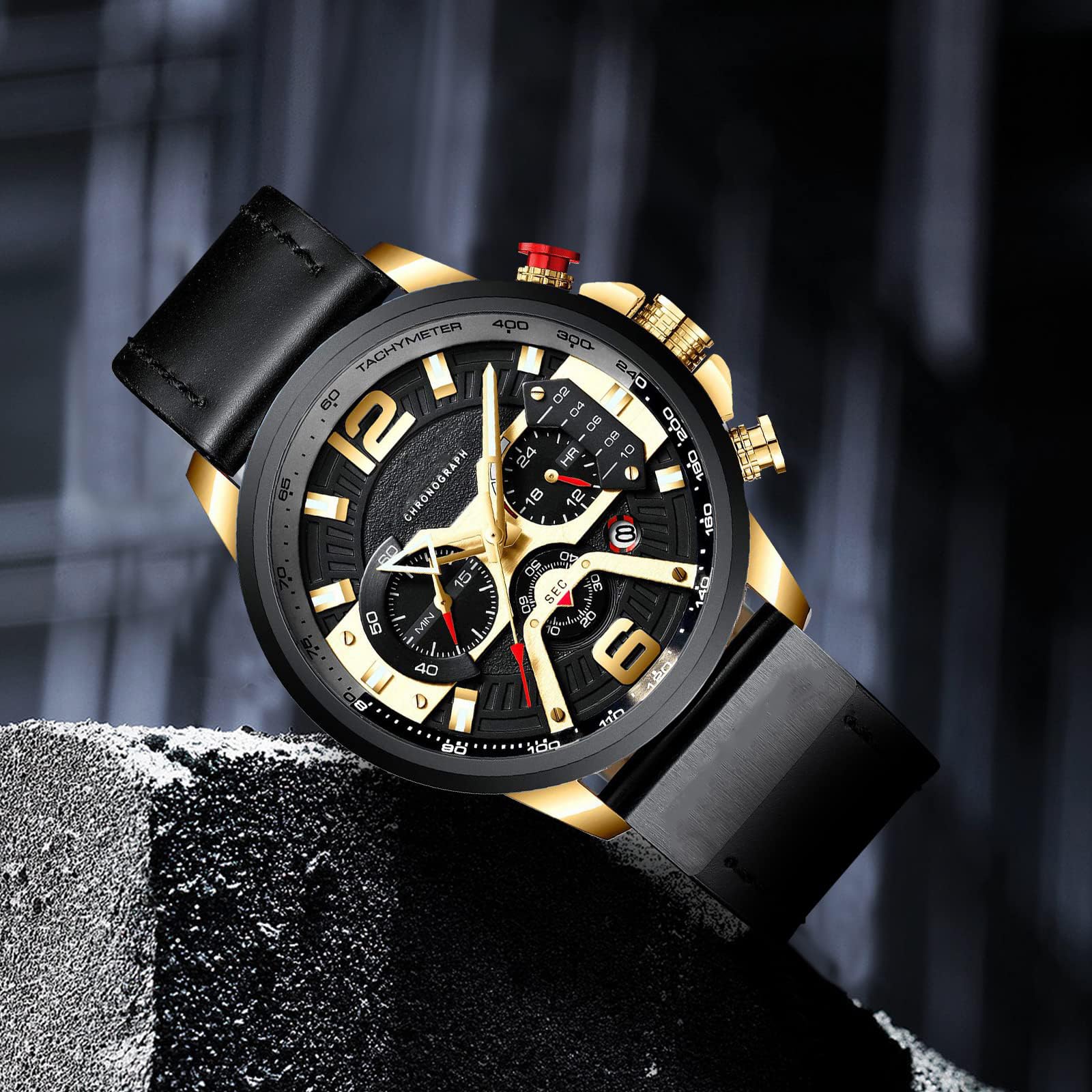 Foto 4 pulgar | Venta Internacional - Reloj Fanmis Con Cronógrafo De Negocios De Lujo Para Hombre, Vestido Con Diseño De Agua