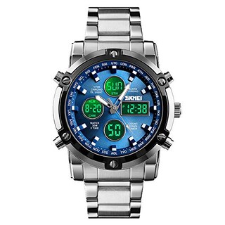 Foto 1 | Venta Internacional - Reloj Bozlun Con Doble Pantalla Analógica Y Digital Para Hombre Con Alarma