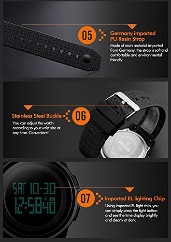Foto 7 pulgar | Venta Internacional - Reloj Deportivo Mastop Led Electrónico Digital Ultrafino