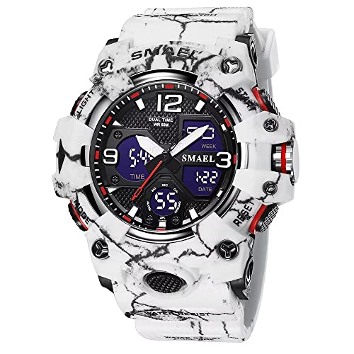 Reloj Smael Digital Militar Impermeable y Multifunción para Hombre