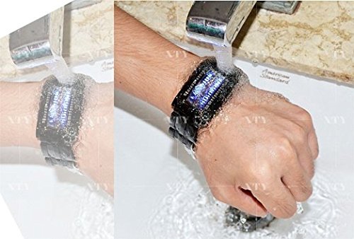 Foto 6 pulgar | Venta Internacional - Reloj Aimes Binary Lava Matrix Blue Led Digital Para Hombre