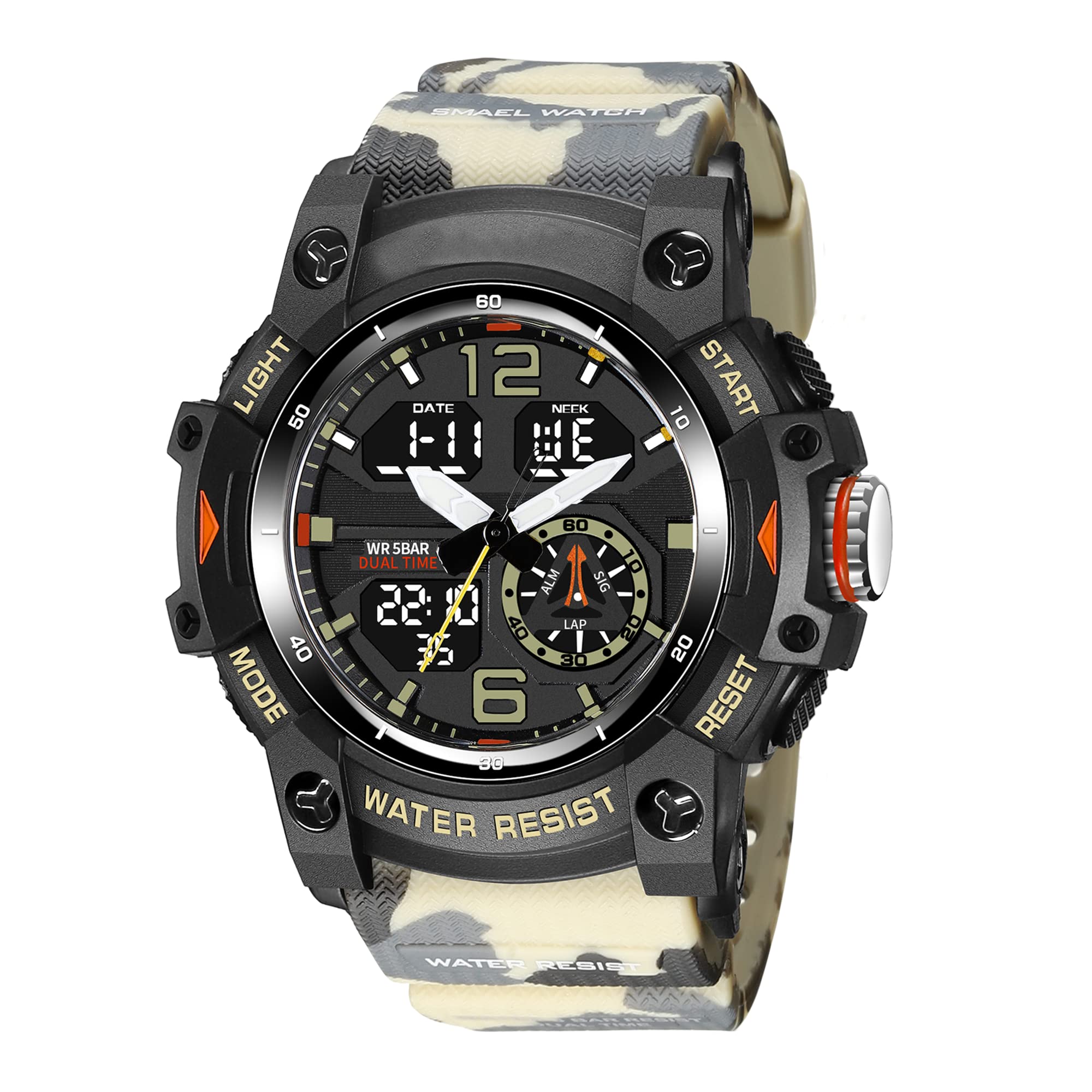 Venta Internacional - Reloj L Lavaredo Lavaredo Con Doble Movimiento Digital Para Hombre
