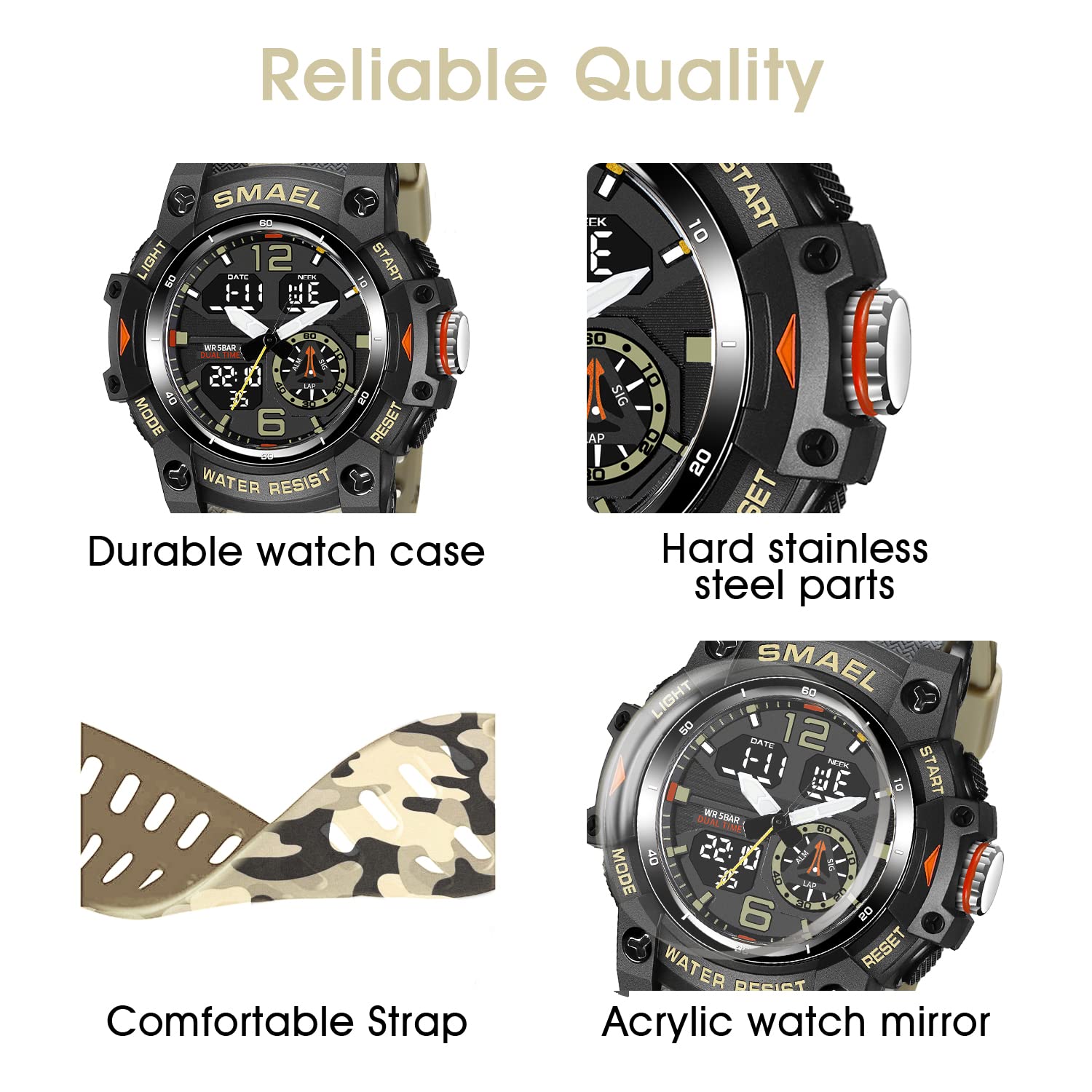 Foto 6 pulgar | Venta Internacional - Reloj L Lavaredo Lavaredo Con Doble Movimiento Digital Para Hombre