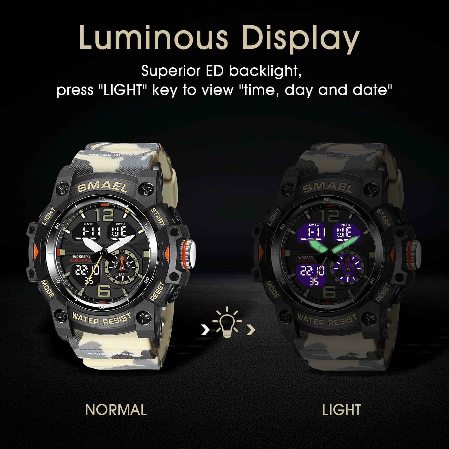 Foto 7 pulgar | Venta Internacional - Reloj L Lavaredo Lavaredo Con Doble Movimiento Digital Para Hombre