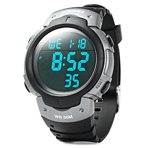 Foto 3 pulgar | Venta Internacional - Reloj Digital Skmei Deportivo Unisex Con Pantalla Luminosa De 50 M W.r.