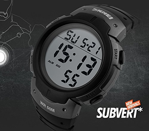 Foto 4 pulgar | Venta Internacional - Reloj Digital Skmei Deportivo Unisex Con Pantalla Luminosa De 50 M W.r.