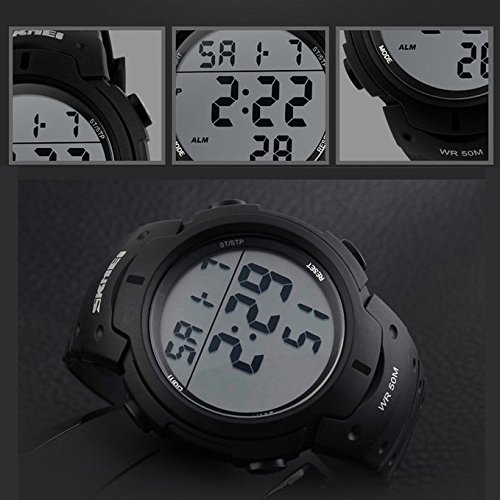 Foto 6 pulgar | Venta Internacional - Reloj Digital Skmei Deportivo Unisex Con Pantalla Luminosa De 50 M W.r.