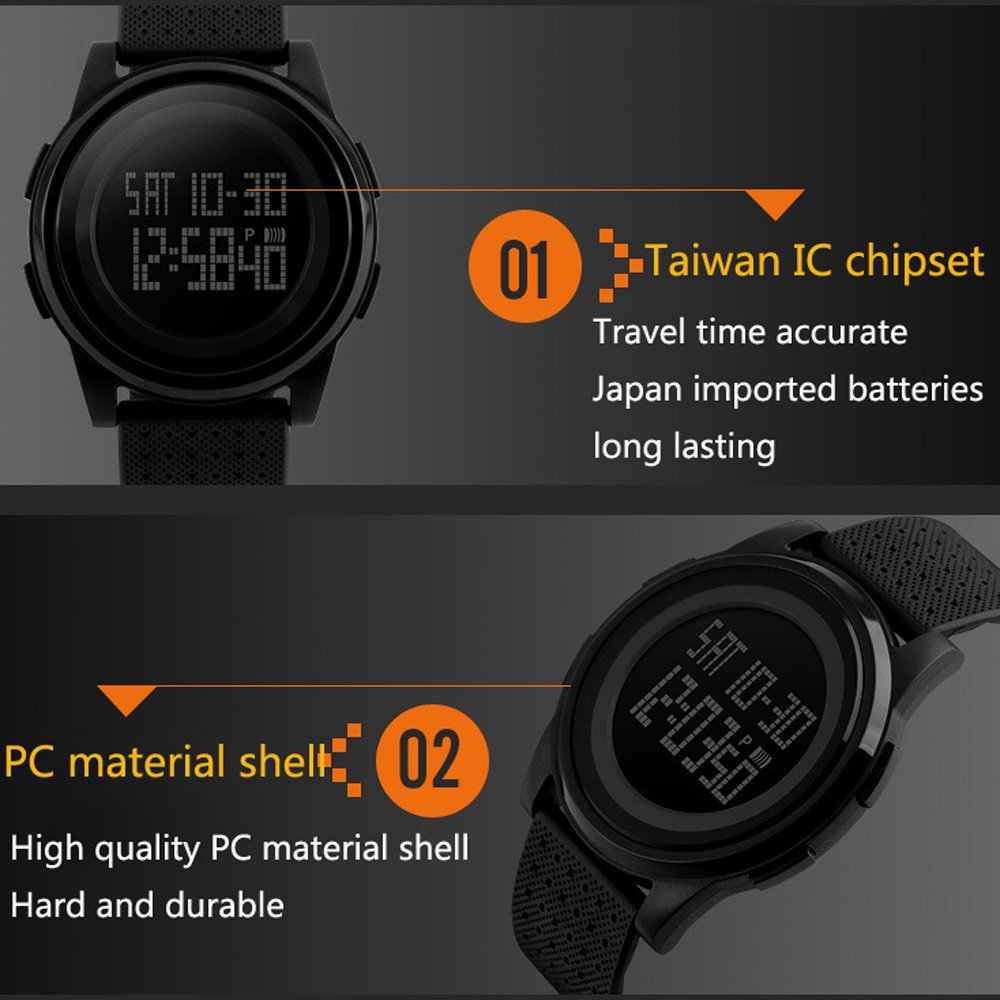 Foto 4 pulgar | Venta Internacional - Reloj Digital Skmei Fashion, Ultrafino Y Resistente Al Agua, 50 M