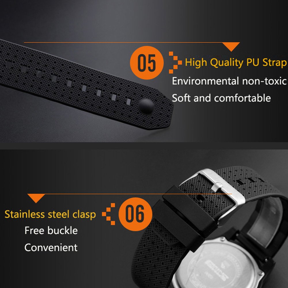 Foto 6 pulgar | Venta Internacional - Reloj Digital Skmei Fashion, Ultrafino Y Resistente Al Agua, 50 M
