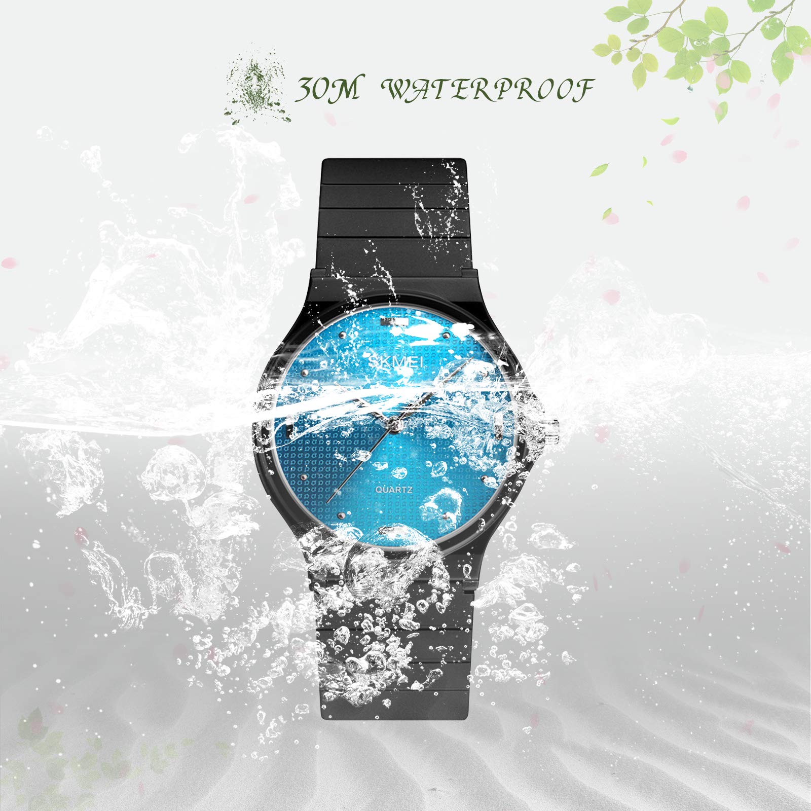 Foto 6 pulgar | Reloj de Pulsera Skmei Impermeable Diseño Único y Moderno para Mujer