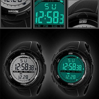 Foto 2 | Venta Internacional - Reloj Skmei Con Pantalla Lcd Digital De Estilo Militar Para Hombre, Resistente Al Agua
