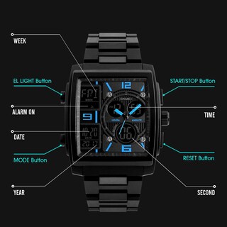Foto 5 | Venta Internacional - Reloj Digital Skmei Military Sport Waterproof Para Hombre