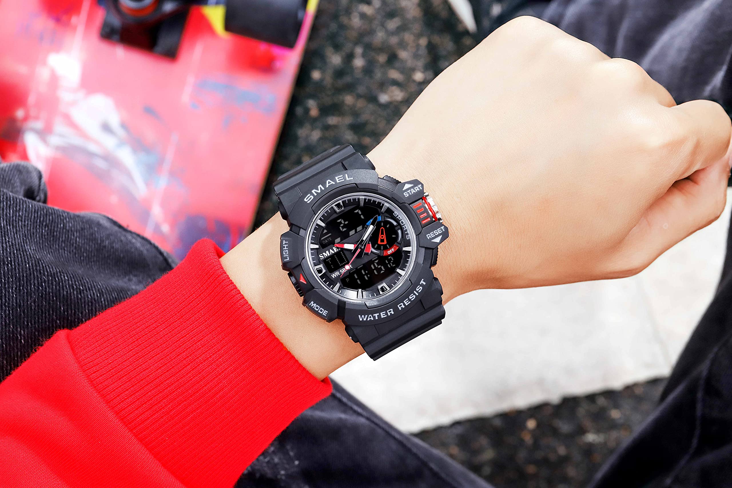 Foto 4 pulgar | Venta Internacional - Reloj Carlien, Deportivo Y Militar, Doble Pantalla, 50 M Water R, Para Hombre