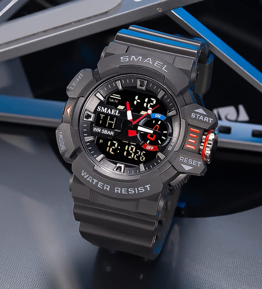 Foto 5 pulgar | Venta Internacional - Reloj Carlien, Deportivo Y Militar, Doble Pantalla, 50 M Water R, Para Hombre