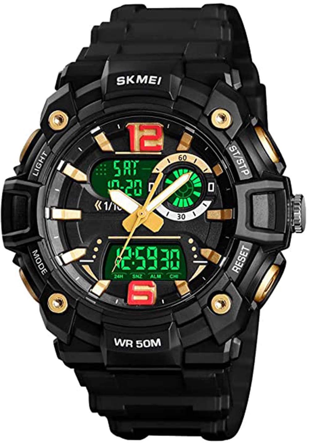 Foto 2 pulgar | Venta Internacional - Reloj Deportivo Digital Analógico Gosasa Para Hombre, 50 M, Resistente Al Agua