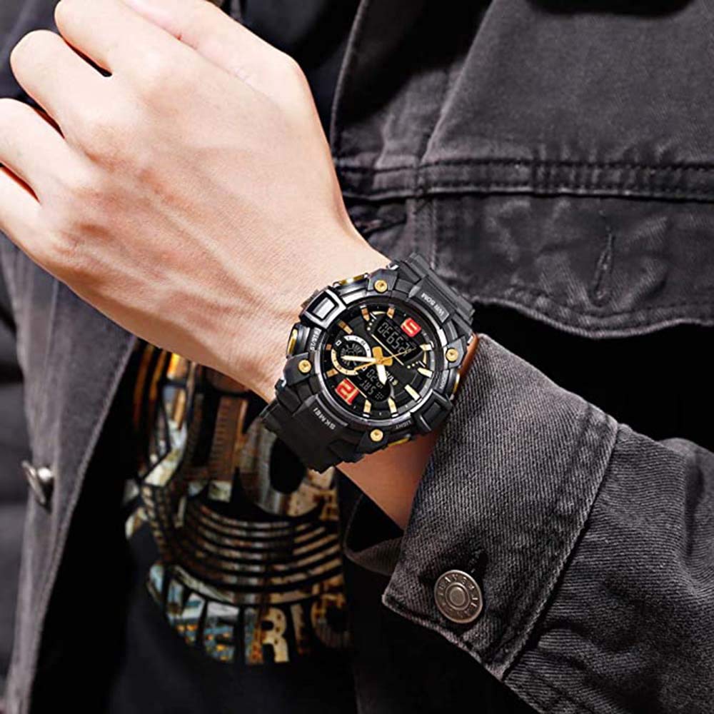 Foto 4 pulgar | Venta Internacional - Reloj Deportivo Digital Analógico Gosasa Para Hombre, 50 M, Resistente Al Agua