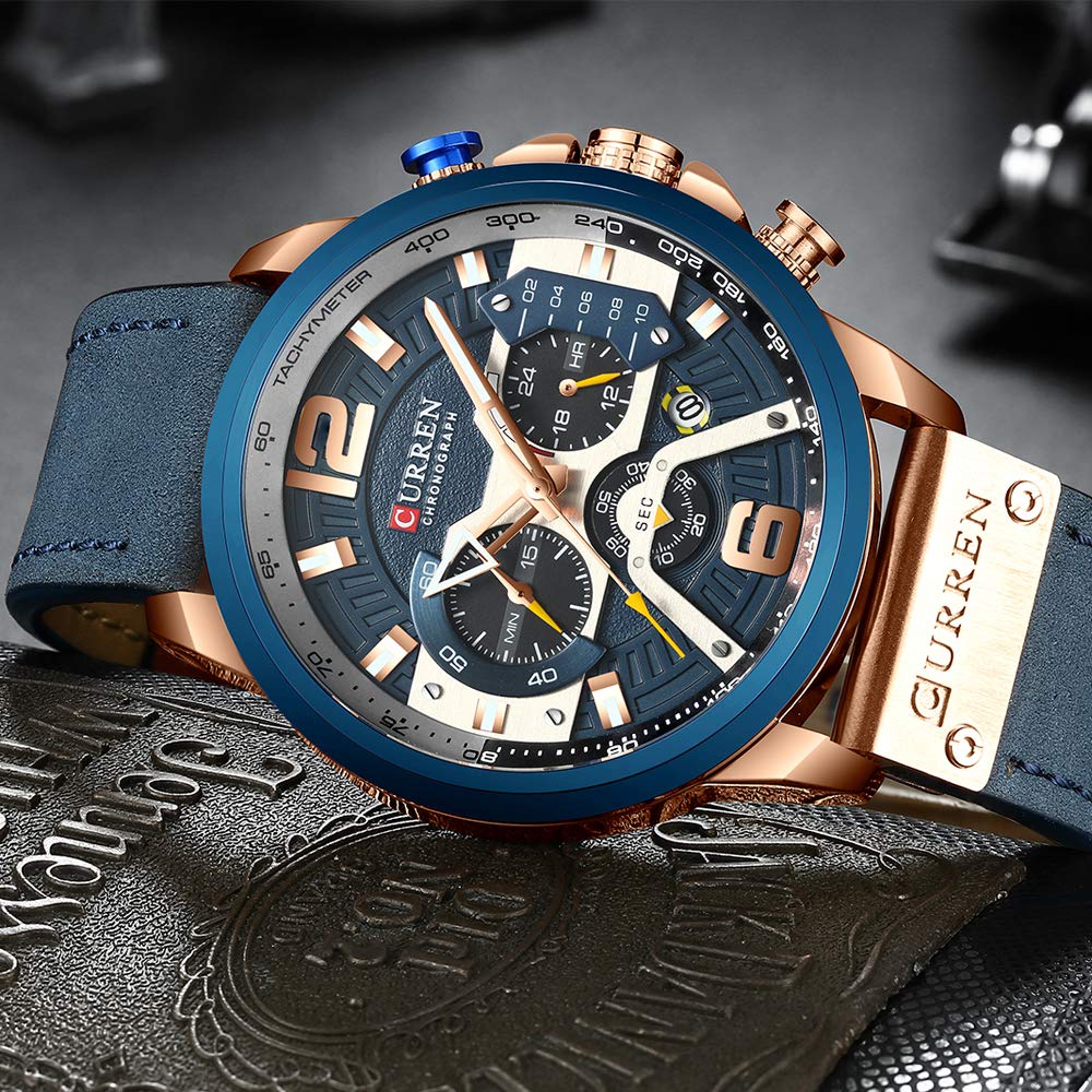 Foto 4 pulgar | Venta Internacional - Reloj Bener Luxury Chronograph Big Dial De 54 Mm Para Hombre