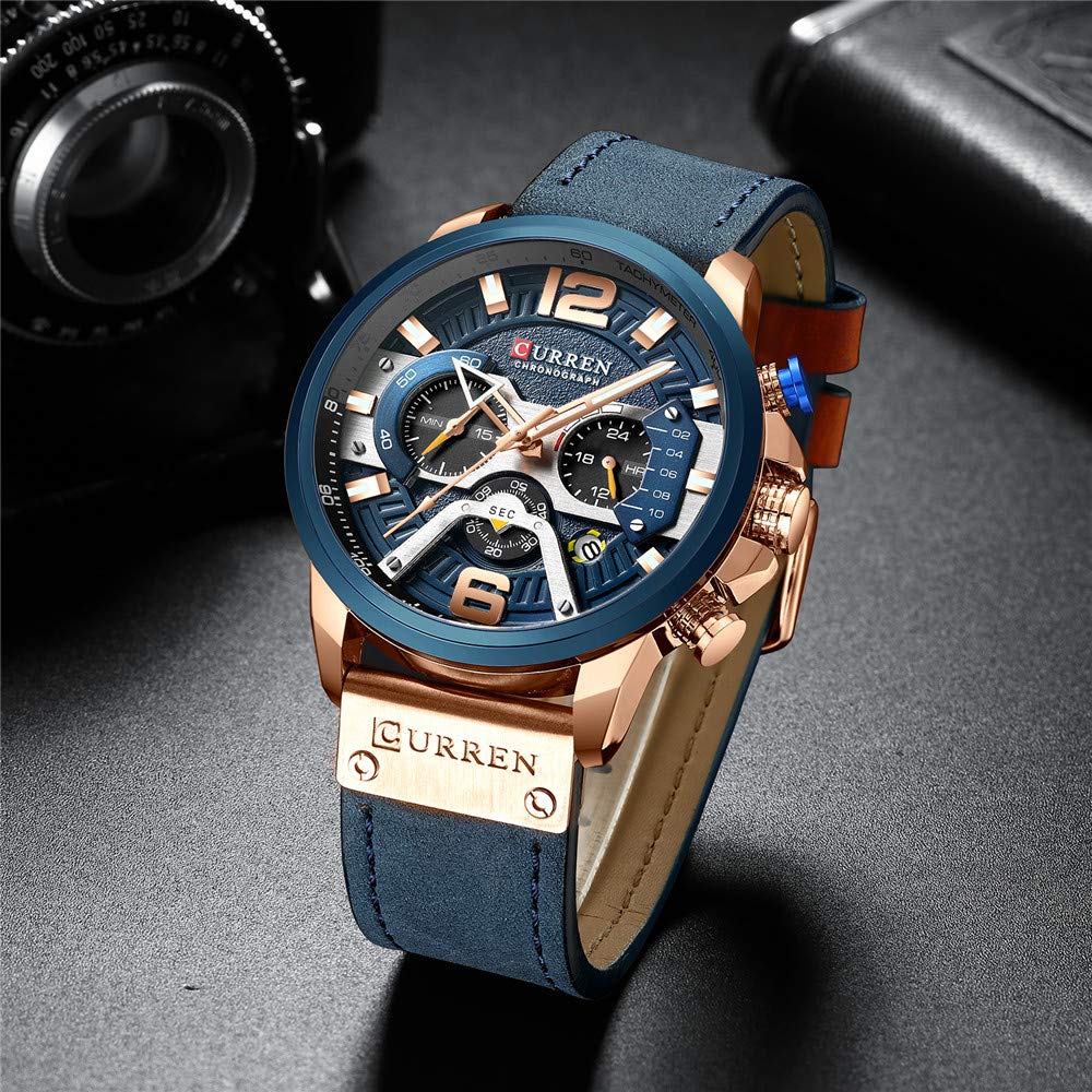 Foto 5 pulgar | Venta Internacional - Reloj Bener Luxury Chronograph Big Dial De 54 Mm Para Hombre