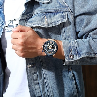 Foto 5 | Venta Internacional - Reloj Bener Luxury Chronograph Big Dial De 54 Mm Para Hombre