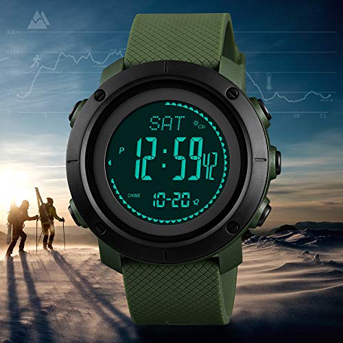 Foto 5 pulgar | Venta Internacional - Reloj Skmei Compass, Podómetro Deportivo Digital Para Hombre, 5 Atm