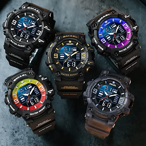 Foto 3 pulgar | Venta Internacional - Reloj Smael Cronómetro Deportivo Militar Multifunción para Hombre