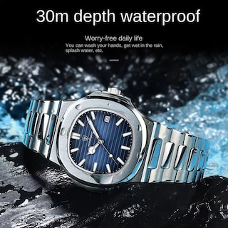 Foto 2 | Venta Internacional - Reloj Impermeable Ultrafino Para Hombre Chenlong Sl28 50m