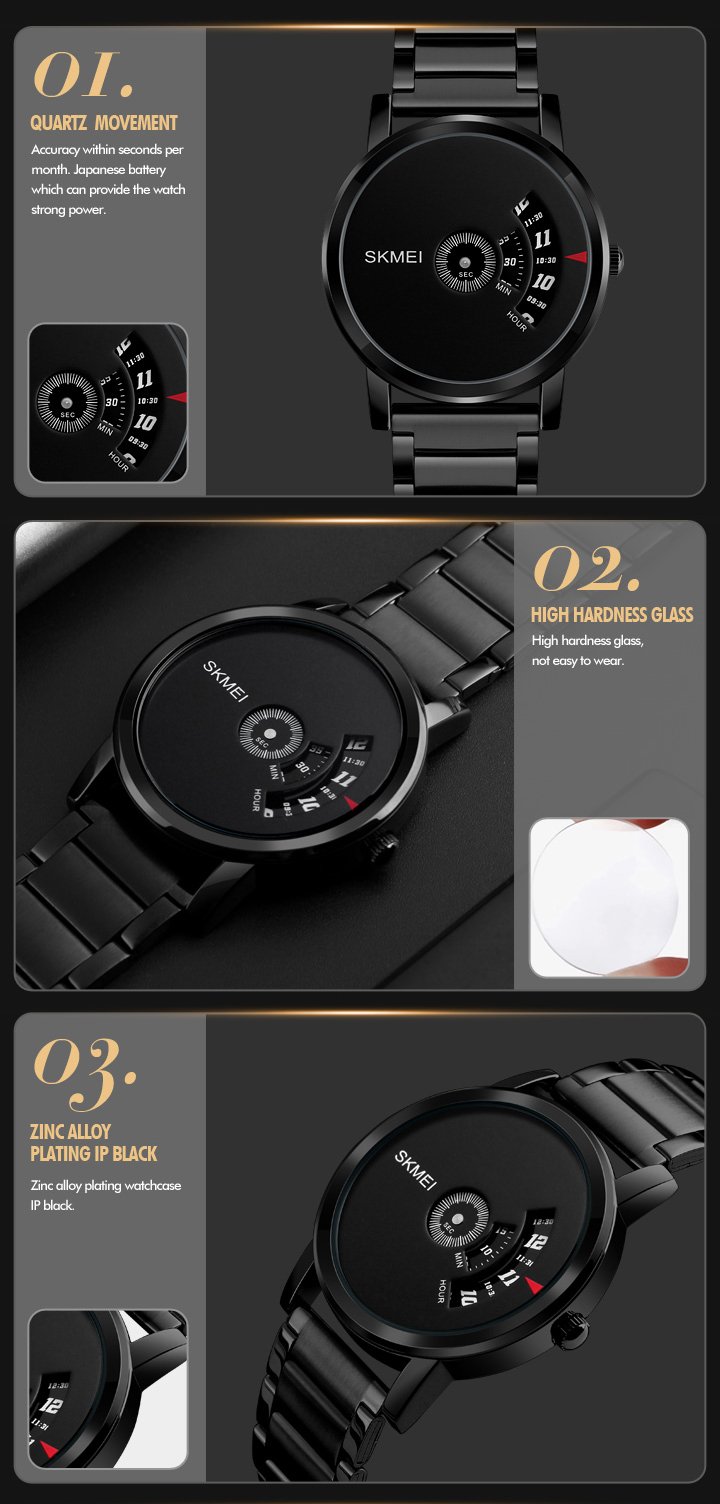 Foto 6 | Venta Internacional - Reloj Gosasa Quartz, Resistente Al Agua, 30 M, De Acero Completo Para Hombre