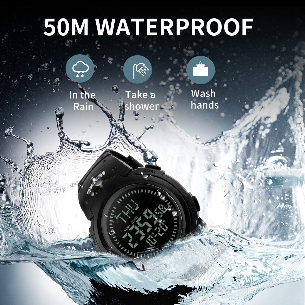 Foto 6 pulgar | Venta Internacional - Reloj Digital Deportivo Militar Survival Compass Led S Para Hombre