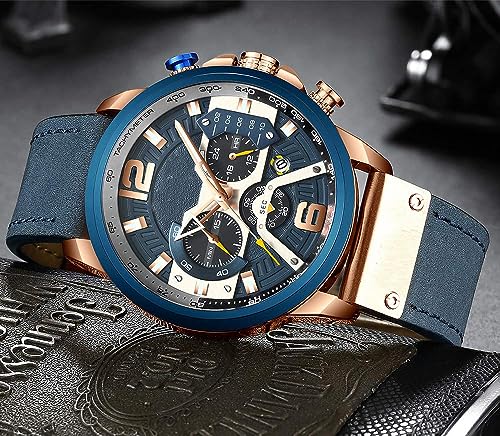 Foto 6 pulgar | Venta Internacional - Reloj Fanmis Con Cronógrafo De Negocios De Lujo Para Hombre, Vestido Con Diseño De Agua