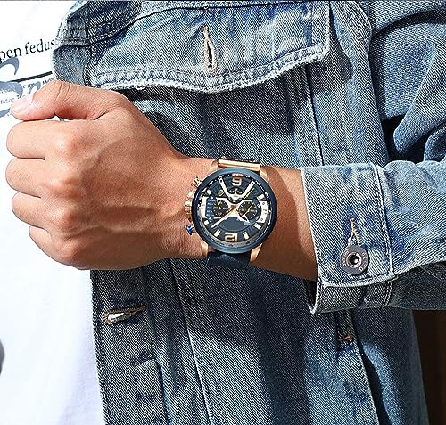 Foto 7 pulgar | Venta Internacional - Reloj Fanmis Con Cronógrafo De Negocios De Lujo Para Hombre, Vestido Con Diseño De Agua