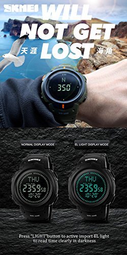 Foto 6 pulgar | Venta Internacional - Reloj Gosasa Sports Digital Compass 50 M Resistente Al Agua Para Hombre
