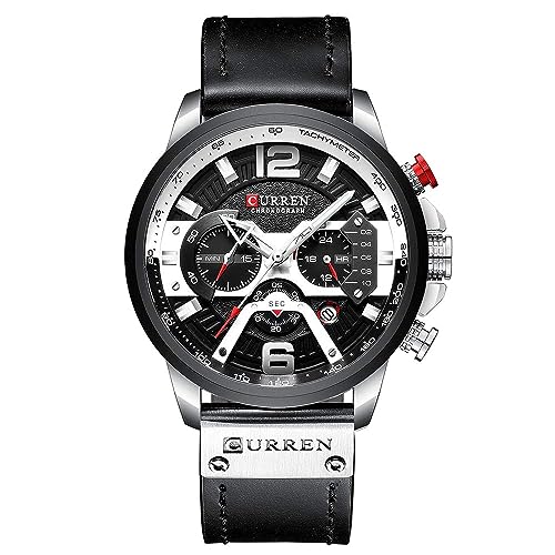 Foto 1 | Venta Internacional - Reloj Curren 8271 Calendario Analógico De Cuarzo Para Hombre Con Piel