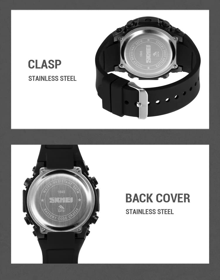 Foto 9 pulgar | Venta Internacional - Reloj Digital Gosasa Con Alarma Led Impermeable Y Cronómetro Para Hombre