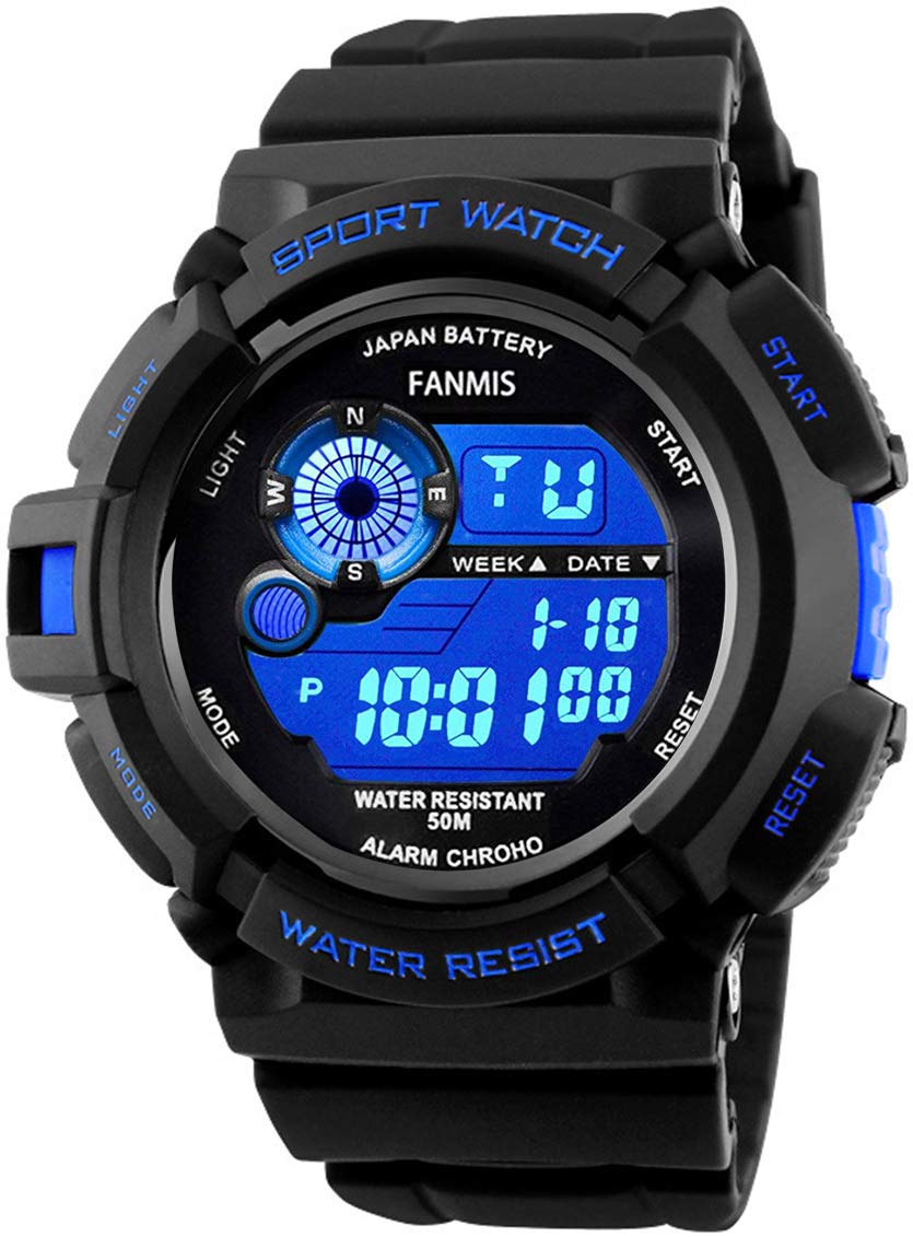 Foto 2 pulgar | Venta Internacional - Reloj Fanmis Sports Con Retroiluminación Led, 50 M, Resistente Al Agua, Color Negro