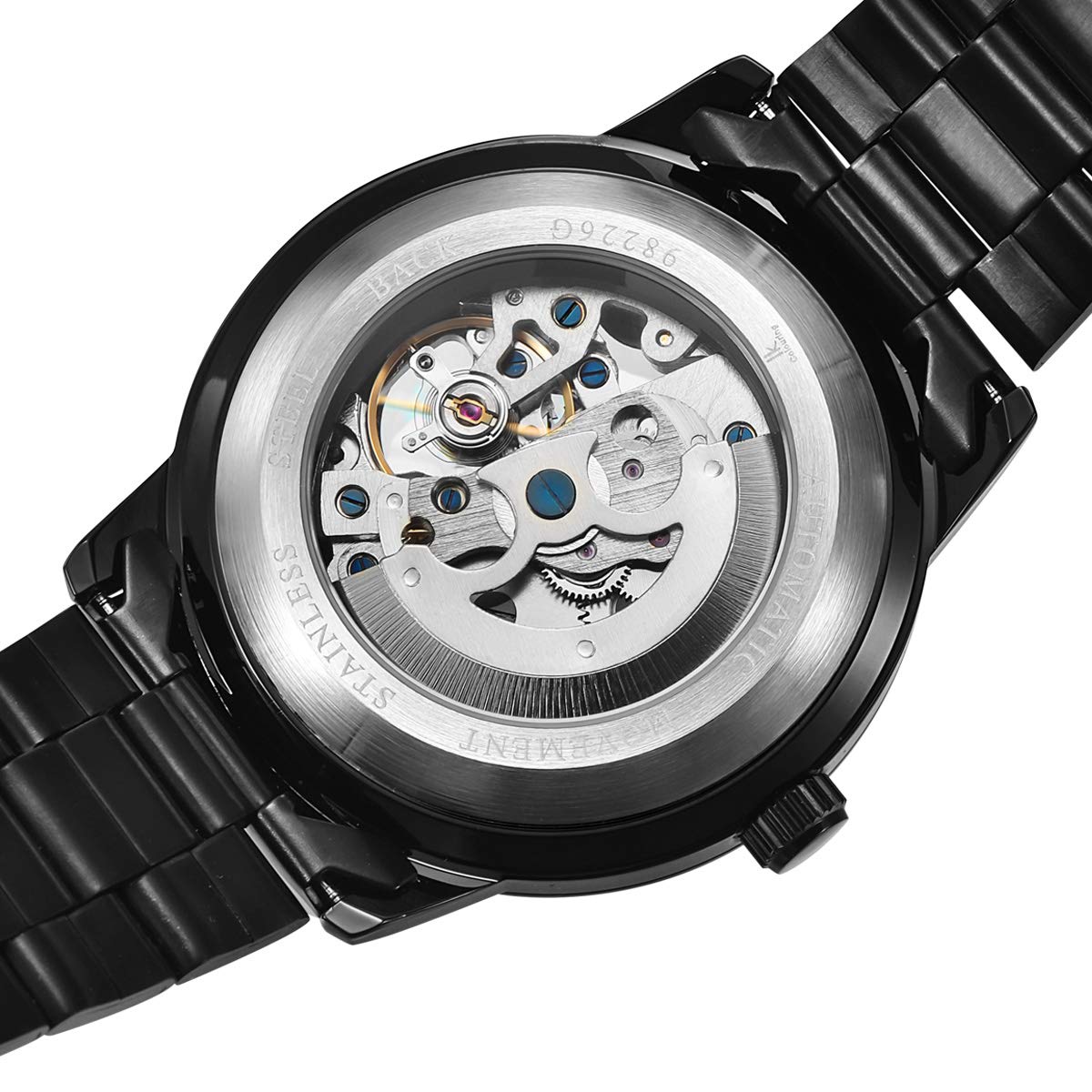 Foto 6 pulgar | Venta Internacional - Reloj Alienwork Ik Skeleton Automatic Skeleton Stainless