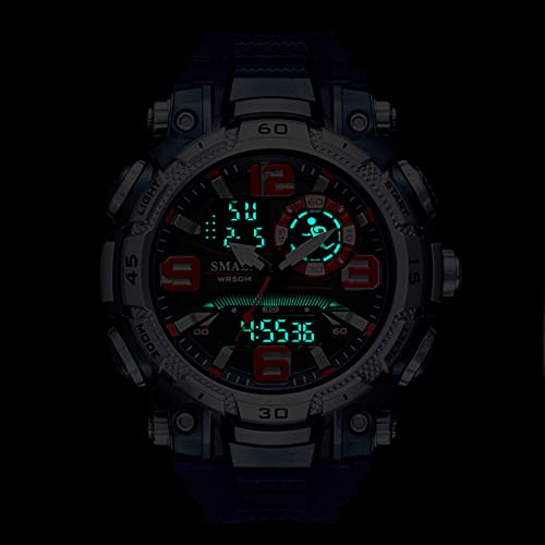 Foto 5 pulgar | Venta Internacional - Reloj Smael Para Hombre, Impermeable, Para Deportes Militares, Retroiluminación Led